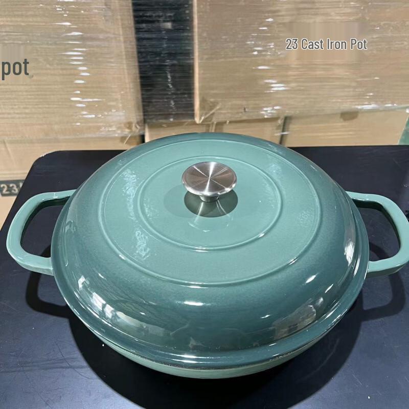 Zhuochuang Jingpin Cast Iron Enamel Seafood Pot