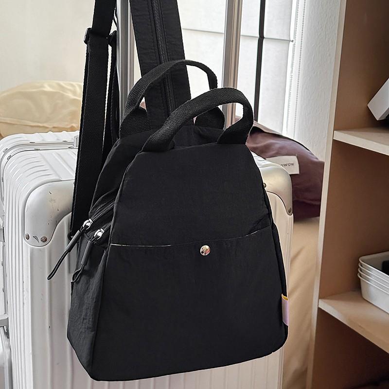 Schoolbag1011 New Japanese Women's Multifunctional Large Capacity Fashion Commuter Backpack Lightweight Versatile Shoulder Crossbody Bag