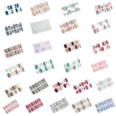 Autocollants Vernis à Ongles Wraps d'Ongles Entiers Autocollants Bandes de Vernis à Ongles Wrap