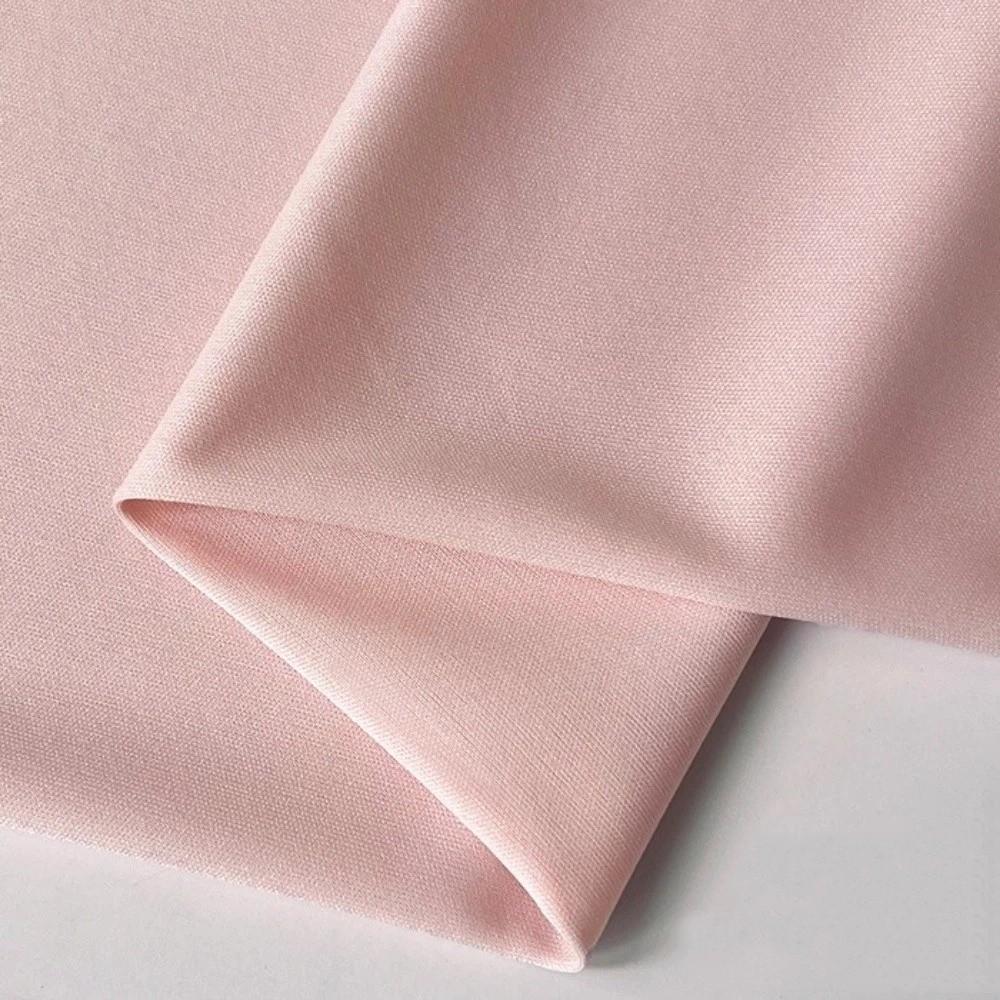 Knitted Lining Fabric 160*100cm Polyester Cloth  For Clothing Bags Wallet Liner