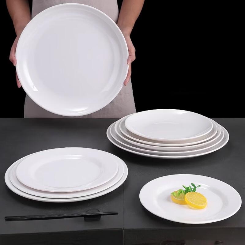 Bailexiang Commercial Melamine Shallow Serving Plates