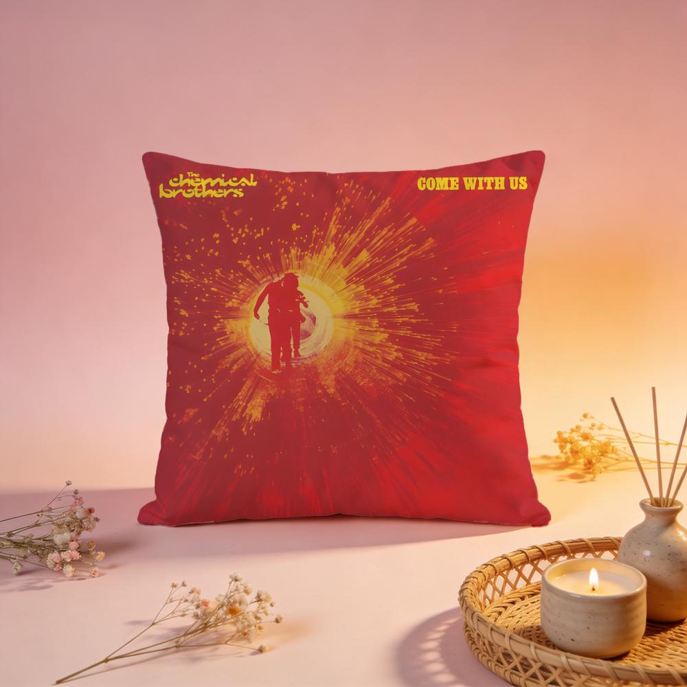 Fashion TThe Chemical Brothersful Cushion Cover Comfortable Durable Pillow Cover MultiScene for Home Office Car Sofa