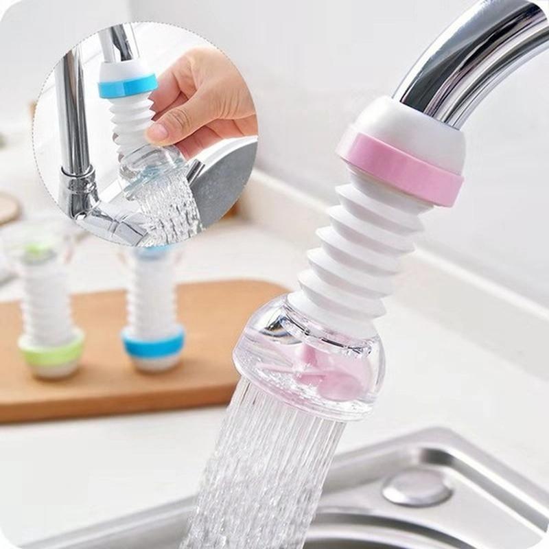 1PC 3 Colors Adjustable Collapsible Tap Water Household Faucet Tap Water Clean Purifier Filter Splash-proof Shower