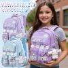 Small Cute Fashion Print Student Campus Backpack  Schoolbag Cartoon Large Capacity