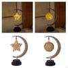 Takraw Desktop Wrought Iron Nightlight Bedroom Decor Party Room Light