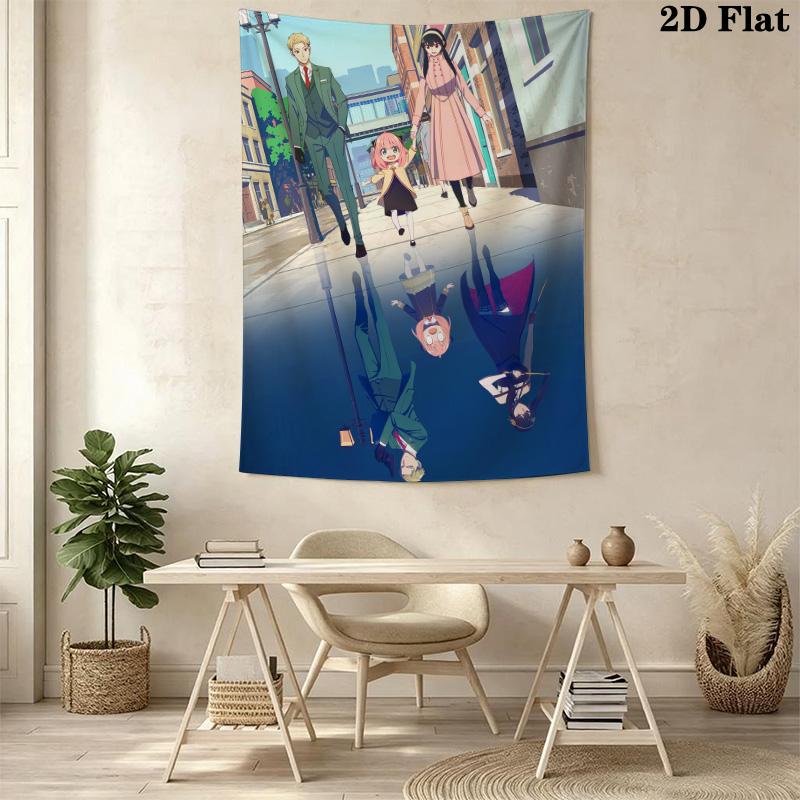 Family Comedy Wall Tapestry Tapestry Background Cloth Fashion Print Wall Decoration Background Cloth Christmas Gift