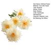 5 Heads Artificial Flower High Simulation Silk Material Realistic Texture Lifelike Bellis Perennis