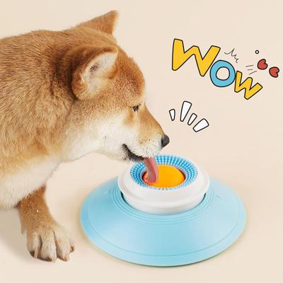 Pet Lick Mat Yogurt Licking Plate Slow Feeder For Dogs & Cats - Interactive Snack Bowl, Promotes Dental Health, Pet Licking Mat