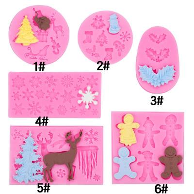 Christmas Fondant Molds