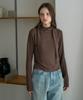 DEHEVE Drape Scarf Long Sleeve [Brown]