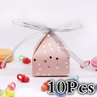10 stuks Mini Verjaardagscadeaubox Bruiloft Chocoladedoos Snoepdoos Bakpakket Bruiloftsfeest Decoraties Benodigdheden