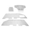 With Screws Chassis Armor Protector RC Chassis Armors Set for Traxxas 2WD 1/10 RC Car Upgrade Parts