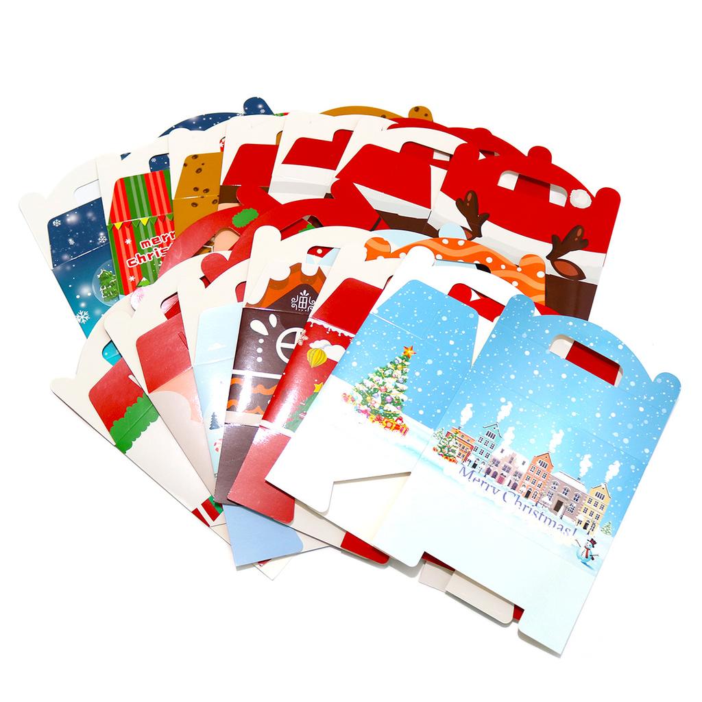 Christmas Decoration Cartoon Gift Box Candy Box Gift Box Carton Apple Gift Box Customization