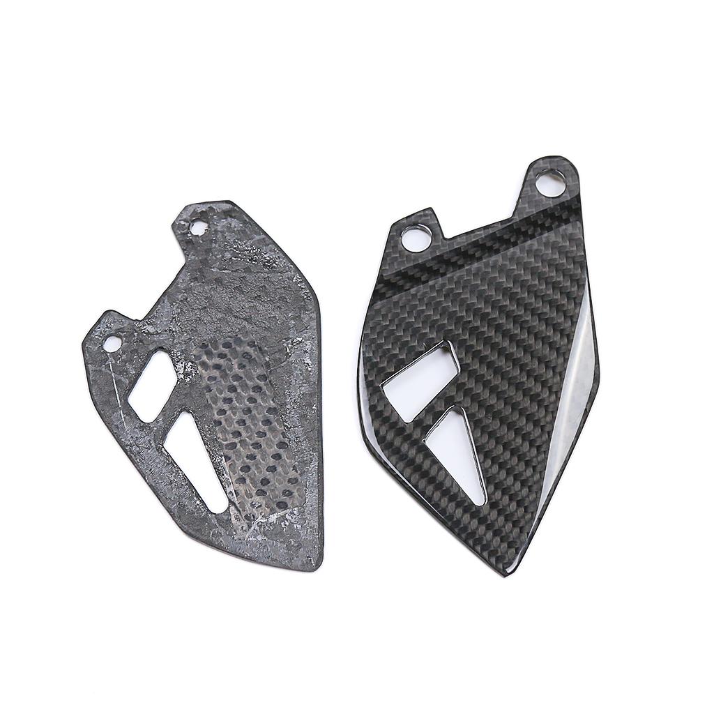 For KAWASAKI ZH2 Z H2 2020 2021 2022 2023 Motorcycle Accessories Heel Guard Rear Footrest Wing Plate 3K Pure Dry Carbon Fiber