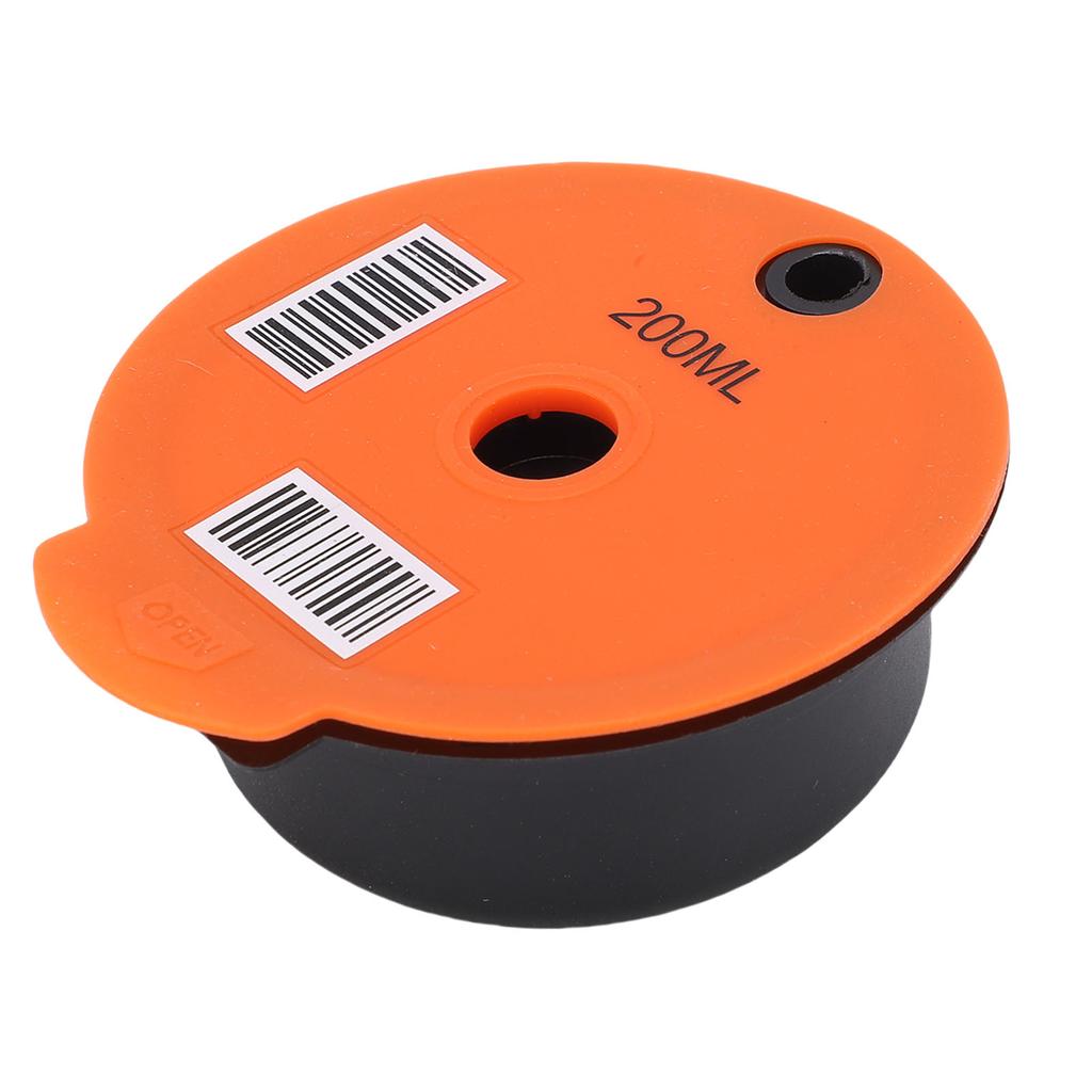 Refillable Reusable Coffee Capsule Pod Filter Coffee Machine Accessory with Spoon Brush Easy To Clean 200ML