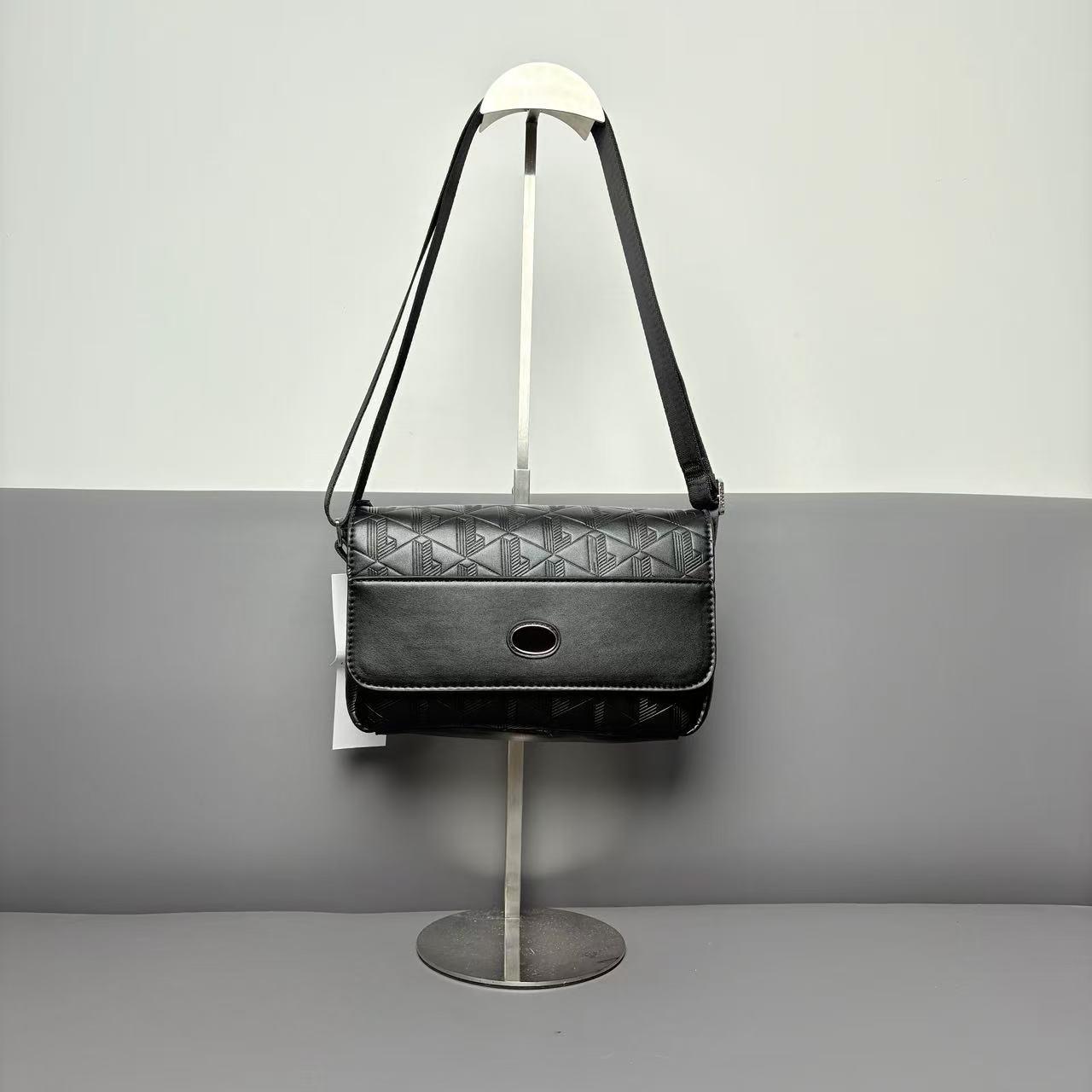 

Men s Fashion Embossed Crossbody Messenger Bag with Large Capacity