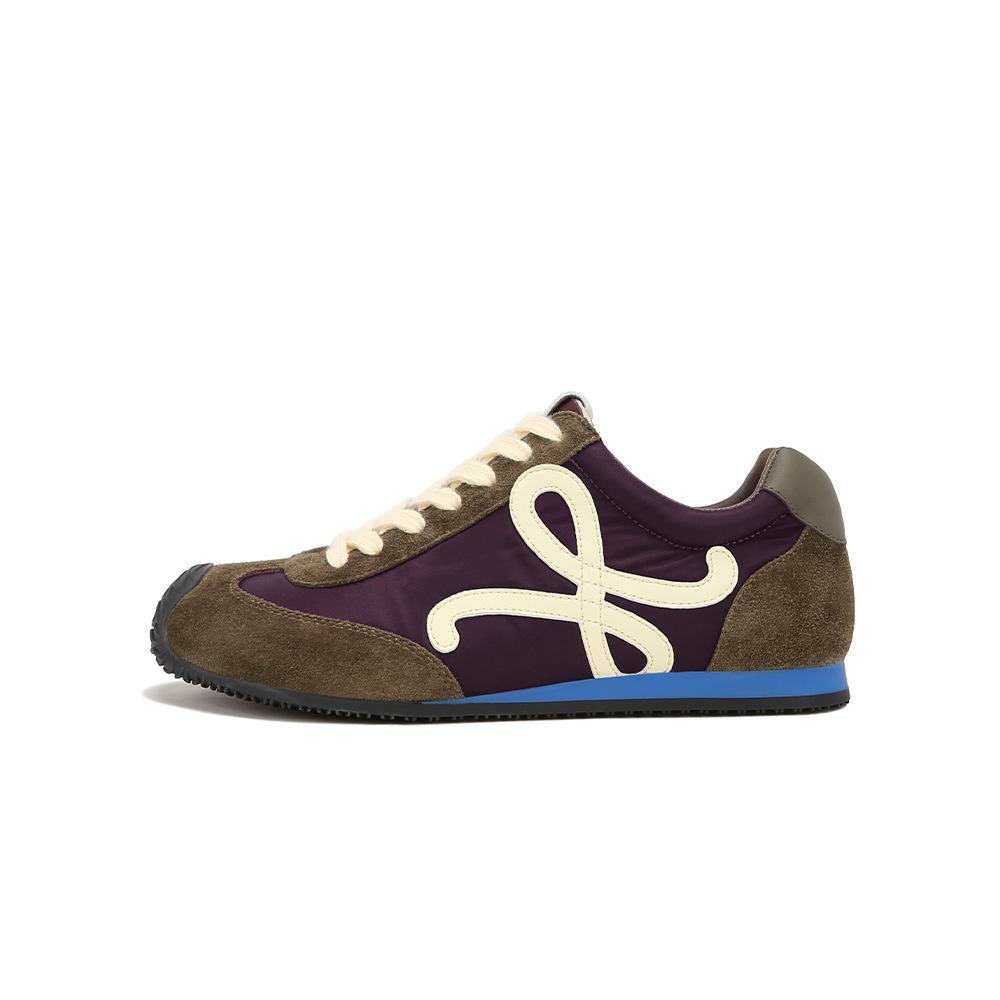 Cowhide Version of the Same Crooked Head Cute Retro Lace-up Casual Sports Little White Shoes Women's German Training Forrest Gump Shoes