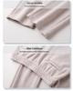 Women’s Khaki Wool Harem Pants 2024: New Cropped Carrot Style for Autumn/Winter