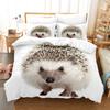 3D New Hedgehog Bedding Sets Duvet Cover Set With Pillowcase Twin Full Queen King Bedclothes Bed Linen