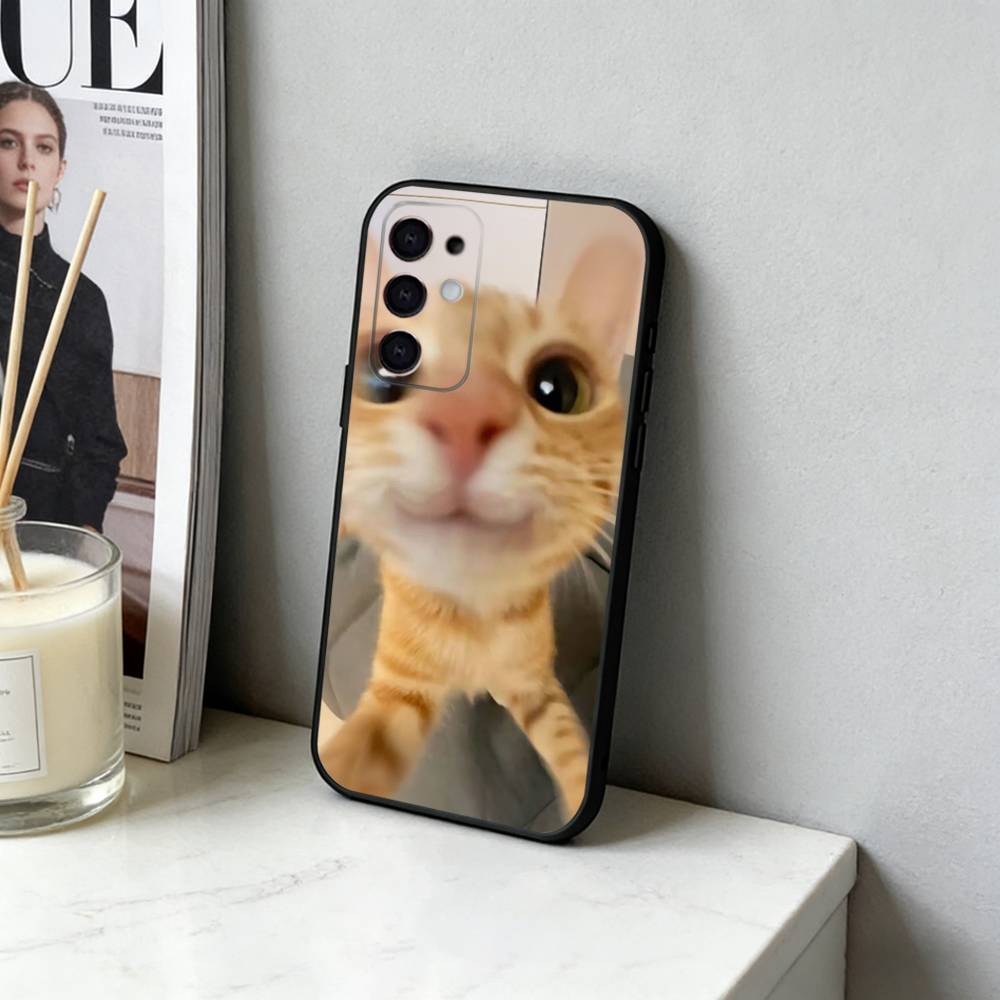 Funny Of Pet Cats  Phone Case For Samsung S25,24,23,22,30,21,10,9,Ultra,Plus,FE 5G Black Soft Case