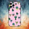 C-Cactus Succulents Phone Case For iPhone 17,16,15,14,13,12,11 Plus,Pro,Max,XS Silicone Soft Cover