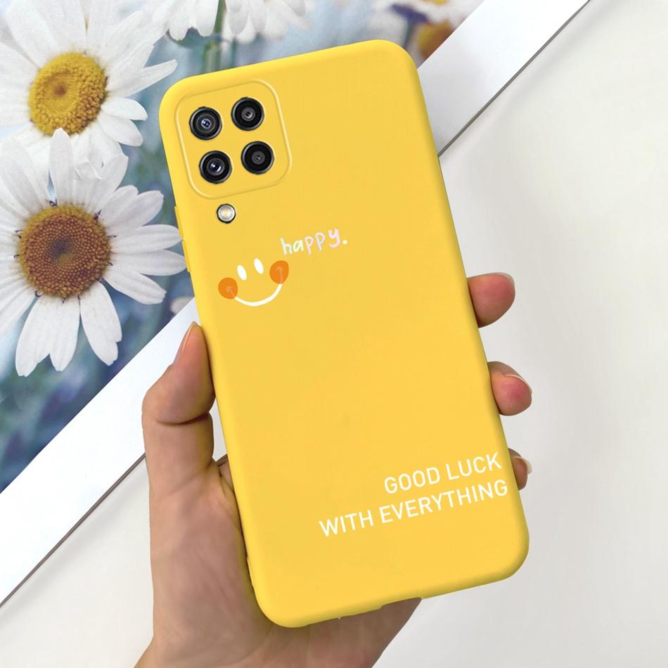 Für Samsung Galaxy M22 F22 Hülle Samsung M22 F22 4G SM-M225F E225F Mode Mond Design Weiches Silikon Schutzhülle Handyhüllen