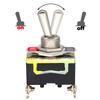 5x Metal And Plastic Toggle Switch 12V ON OFF Heavy Duty Toggle Flick SwitchCar FliFor CK Dash Light Marine 12 Volt Switches Boa