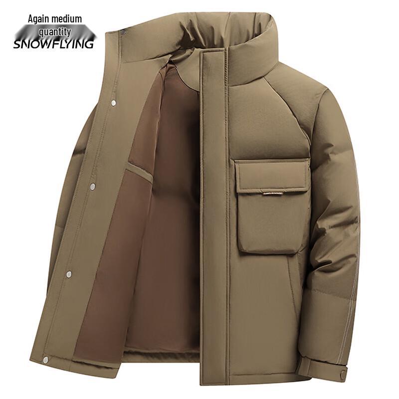 Men's Stand Collar Winter Duck Down Jacket