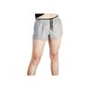 Nike Logo Print Quick-Dry Casual Shorts Women Shorts Silver AR2026-095