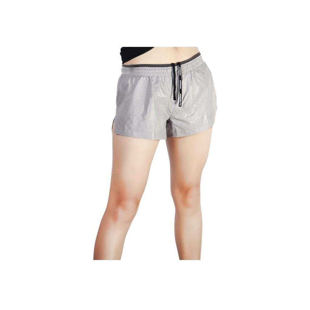 Nike Logo Print Quick-Dry Casual Shorts Women Shorts Silver AR2026-095