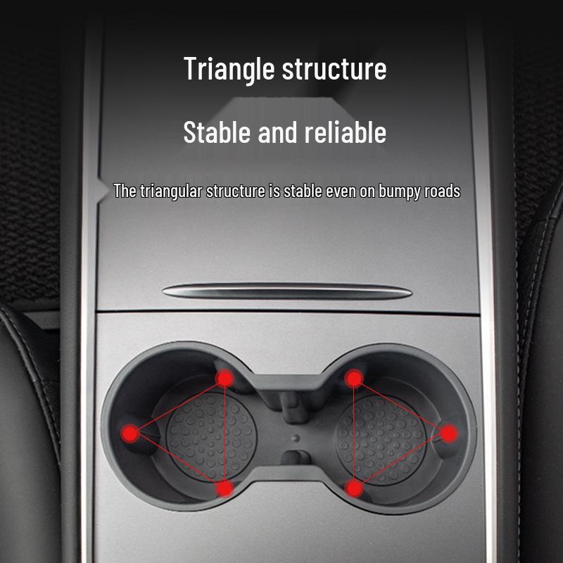 Tesla Model 3/Y Cup Holder Limiter & Console Sleeve