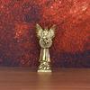 Vintage Brass Praying Angel Statue With Exquisite Carved Details For Home Desk Decor Spiritual Gift