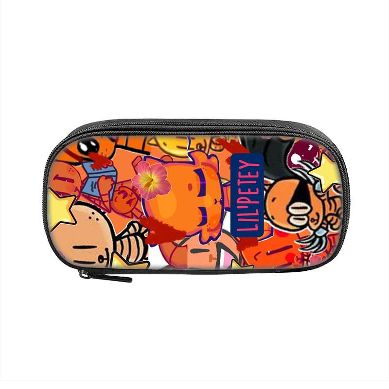 Dogman Detective Pencil Case Large Capacity Nylon Storage For Students