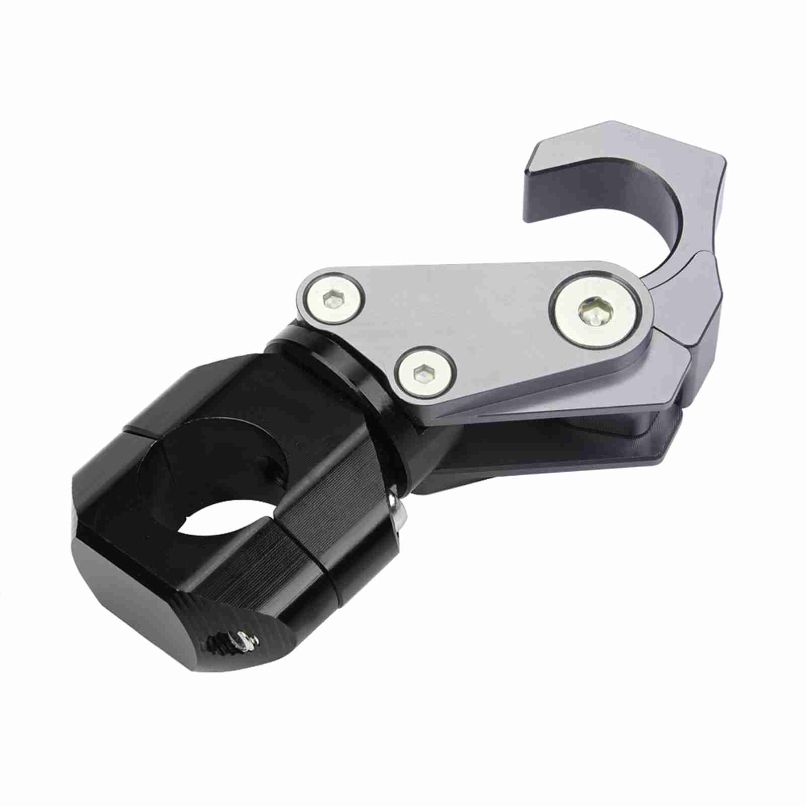 22mm Unversal Motorcycle Handlebar Hook for         ;Black: