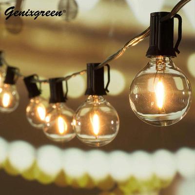 G40 Waterproof Outdoor String Lights - Perfect for Camping, Courtyard Decor, and Christmas Atmosphere