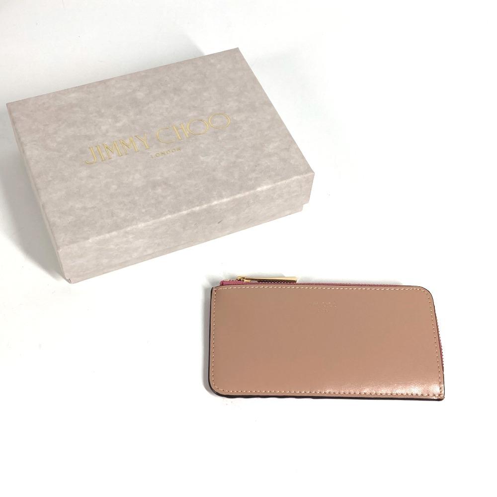 JIMMY CHOO Logo Card Case Pass Case Fragment case Wallet coin purse