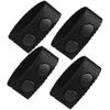 4Pcs New Nylon Belt Buckle Outdoor EDC Strap Belt Keeper Adjustable Heavy Duty Belt Loop Retainer