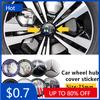 Car Sticker 75mm Car Wheel Hub Emblem Sticker for Mercedes Benz W203 W204 W205 W209 W210 W211 W212 W176 W166 W163 W221 Auto Rim