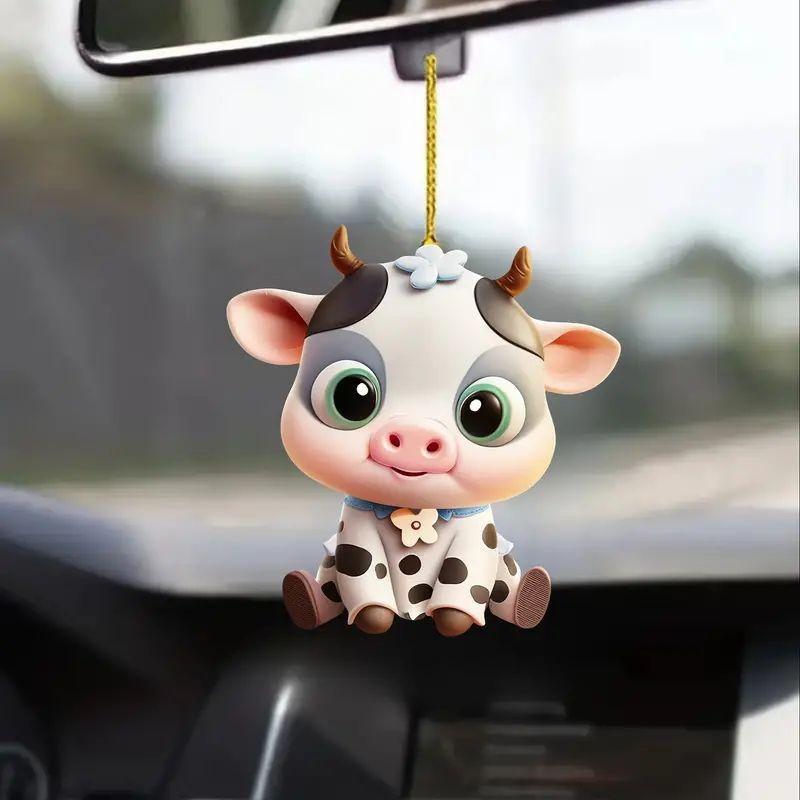 

2D Причудливый акриловый мишка любви, подвеска для автомобиля, игривый аксессуар-брелок