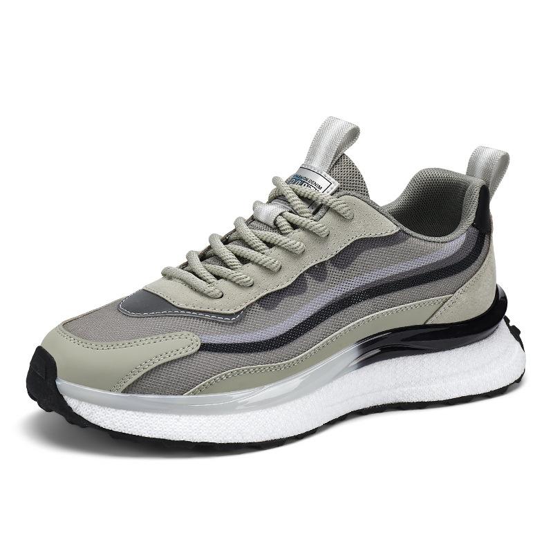 

Men s shoes spring mesh versatile casual men s sports advanced sense shock absorption running casual shoes platform dad trendy shoes 44