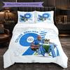 Set Biancheria da Letto Erling Haaland 3 Pezzi Morbido Set Copripiumino con Federe Set Decorazione Camera da Letto per la Casa