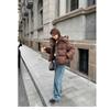 New down padded clothes women's short coat thickened padded jacket loose hooded winter small bread padded clothes