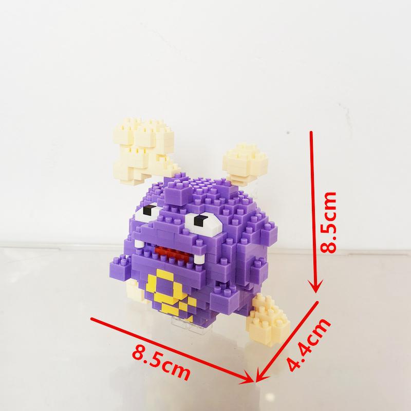 Anime Pokémon Building Blocks Assembly Anime Charizard Doll Blastoise Bulbasaur Gengar Bricks Figures Toy for Kid Gift