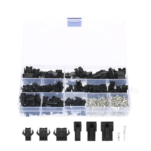 

BEHOSHI 480 шт. Роз єм JST SM Корпус тато / мама Термінал SM Крок 2,54 мм 2 контакти 3 контакти 4 контакти Контактний пін Малий роз єм Електричне обладнання W