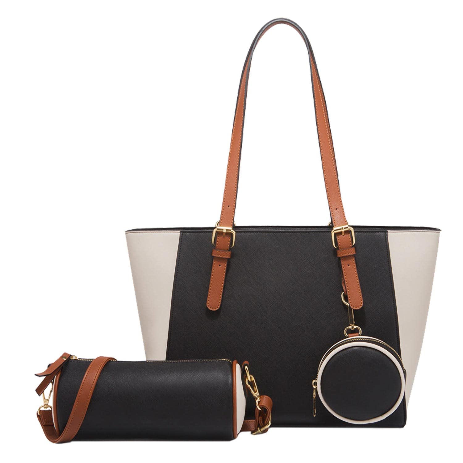 

Сумка-тоут A4 для通勤, на плечо, тонкий набор [LASTOS], сумка, дамская, размер, легкая, сумка, сумка, дамская сумка, сумка, 3 предмета (черный) чёрный