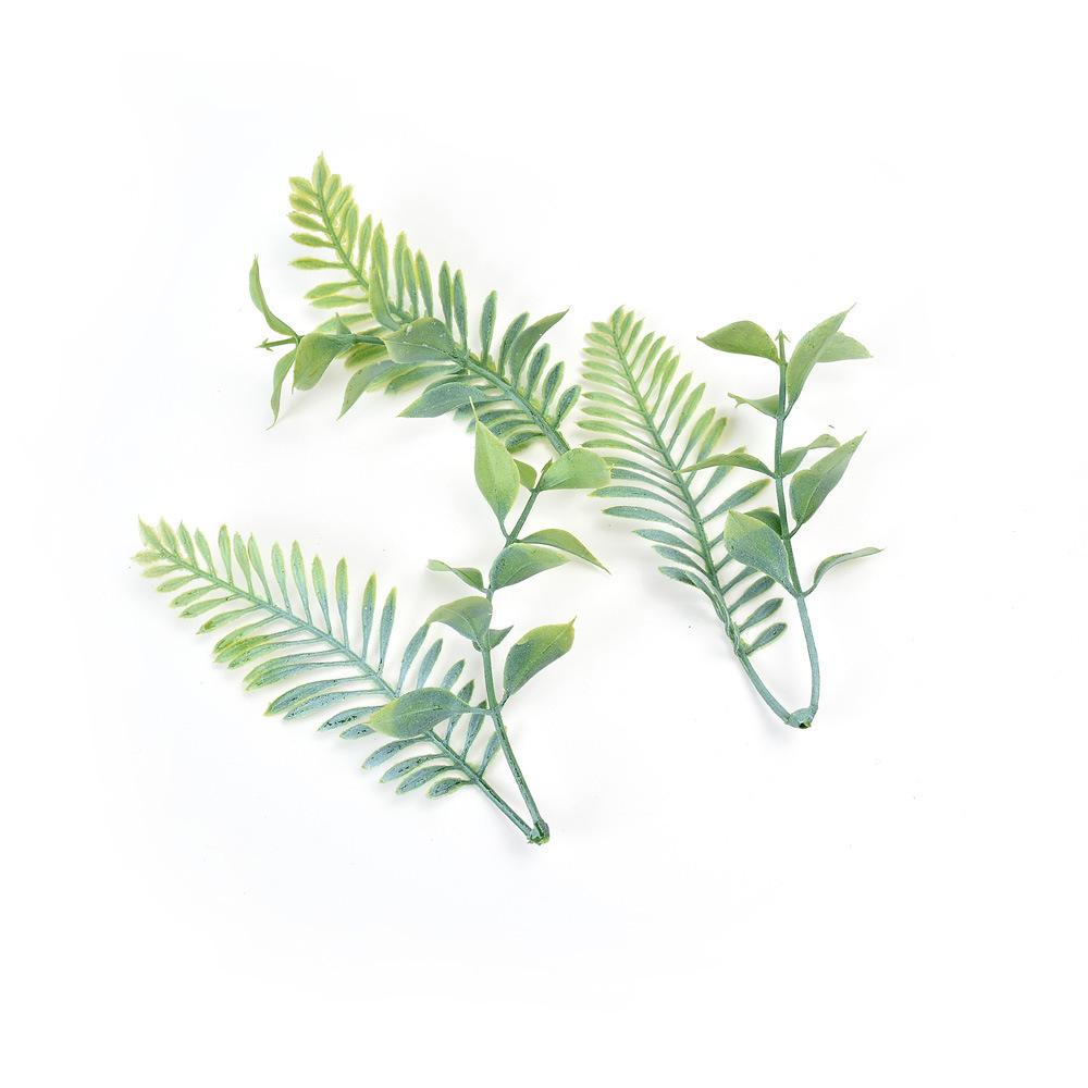 Green Plant Leaf Wedding Wrist Corsage & Hat Decoration