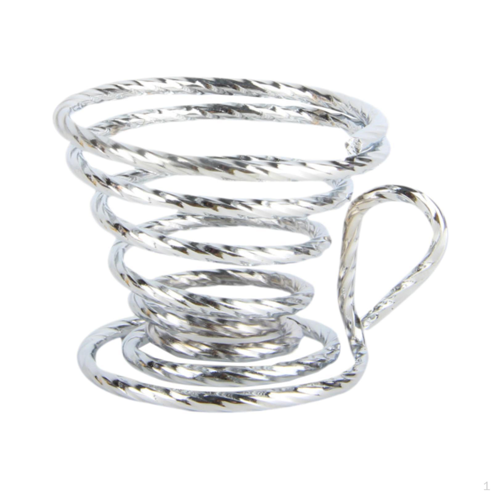 

Подставка-держатель для ситечка для чая Практичная из нержавеющей стали Заботливый подарок Подставка Аксессуары silvery