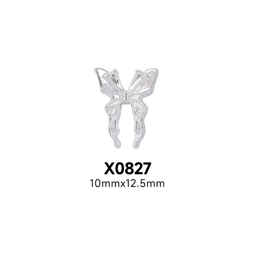 10Pcs/set Nail Rhinestones Zinc Zinc Alloy Butterfly Nail Accessories Zinc Zinc Alloy Star Nail Decorations  Nail Salon