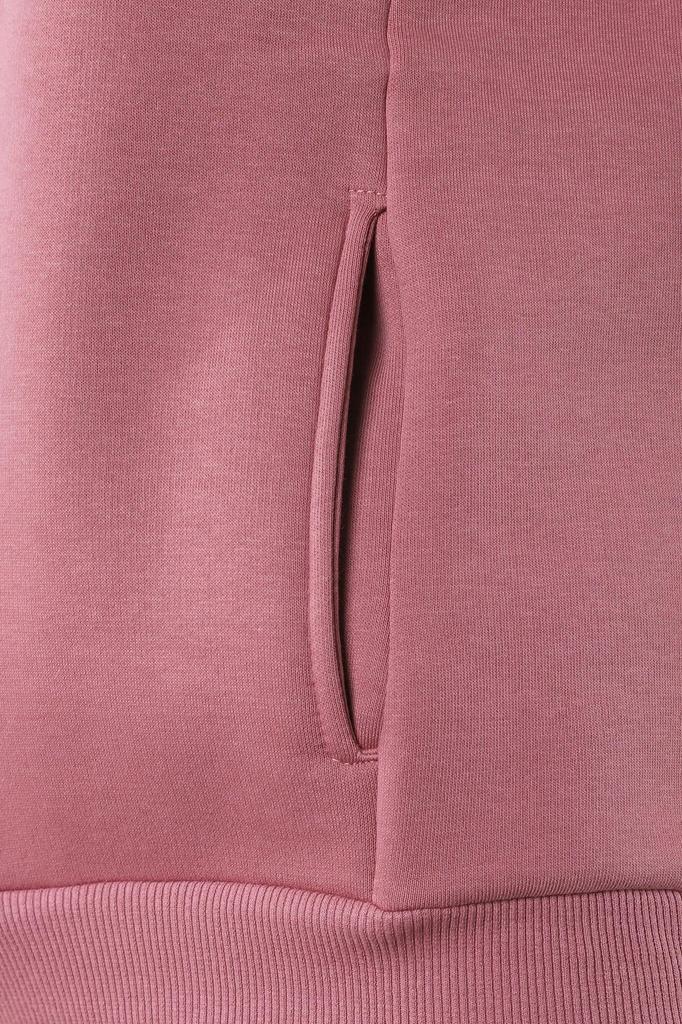 Warm Women's Classic Cotton Sweatshirt with Pockets MORAJ XL Pink