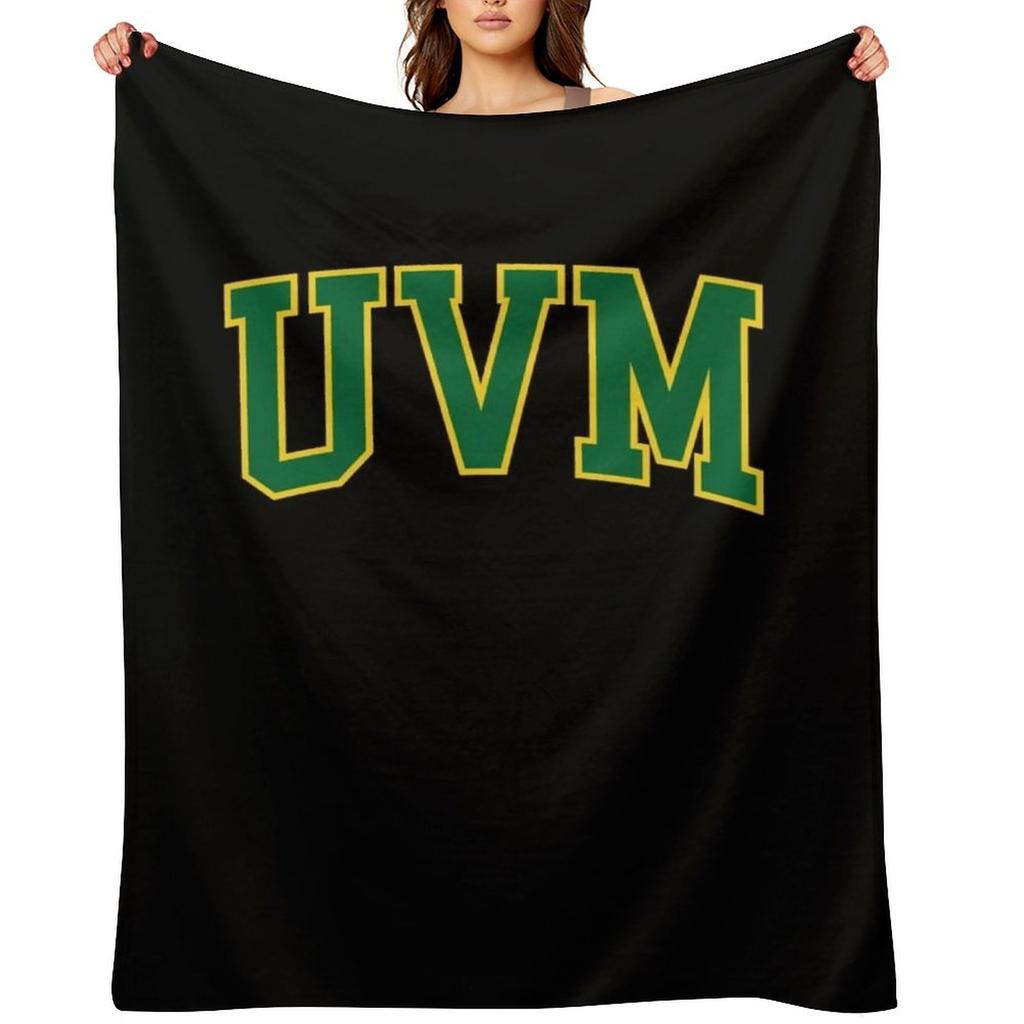 University of Vermont - UVM - Catamounts Throw Blanket wednesday Decorative Sofas cosplay anime Soft Plush Plaid Blankets